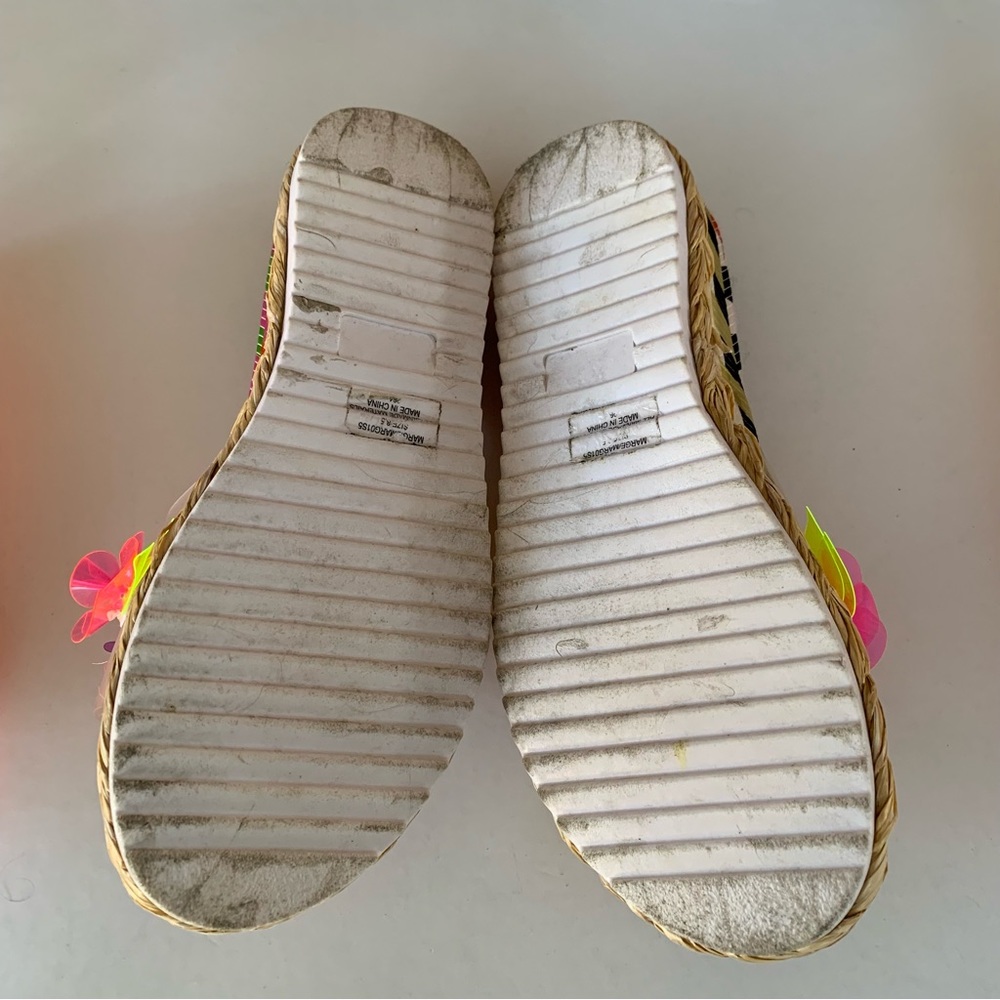 Betsey Johnson Womens Marge Floral Espadrille Platform Slide Sandals US 8.5 M - Picture 6 of 8